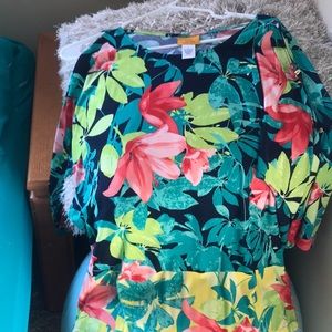 Beautiful colors open on the sleeves